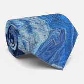 Geodeの青い輝き ネクタイ (ロール)