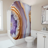 Geodeハート反転 シャワーカーテン (インサイチュ)