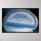 Geode Blue 2 Poster -60x40 -other sizes available ポスター (正面)