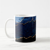 Geode Blue Gilded  コーヒーマグカップ (左)