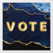 Geode Blue Gilded Vote ウィンドウサイン (シート)