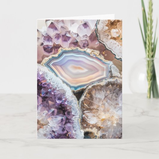 Geode Crystal | Crystal Photo Card カード (正面)