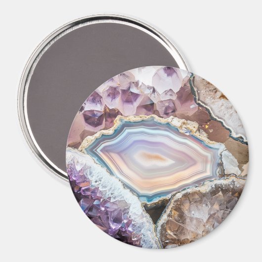 Geode Crystal | Crystal Photo Magnet マグネット (正面/裏面)