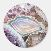 Geode Crystal | Crystal Photo Magnet マグネット (正面)