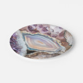 Geode Crystal | Crystal Photo Paper Plates ペーパープレート (アングル)