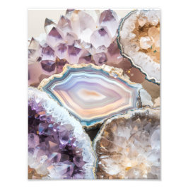 Geode Crystal| Crystal Photo Poster フォトプリント