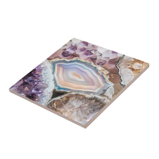 Geode Crystal| Crystal Photo Tile タイル (側面)