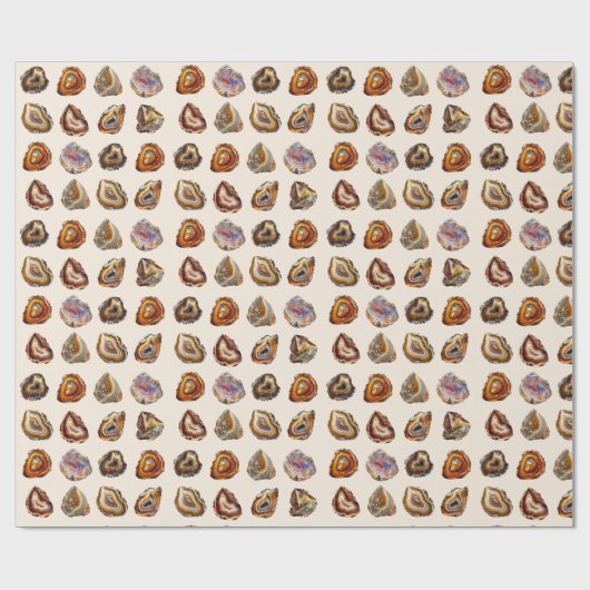 Geode Rocks Pattern ラッピングペーパー (フラット)
