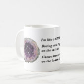 Geodesは内部の美しいのマグのための隠喩です コーヒーマグカップ (正面左)