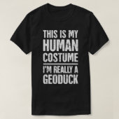 Geoduck Hunter  Pacific Northwest Clam Geoduck  Tシャツ (デザイン正面)
