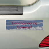 GeoengineeringおよびChemtrailのバンパーステッカー バンパーステッカー (車上)