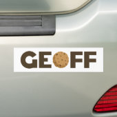 Geoffクッキーバンパーステッカー バンパーステッカー (車上)