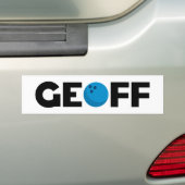 Geoffボーリング バンパーステッカー (車上)