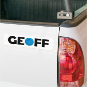 Geoffボーリング バンパーステッカー (トラック上)