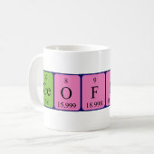 Geoffrey定期的なテーブル名mag コーヒーマグカップ (正面左)