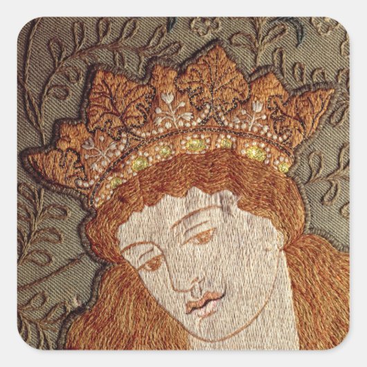 Geoffrey Chaucerの『善女の伝説』 スクエアシール (正面)