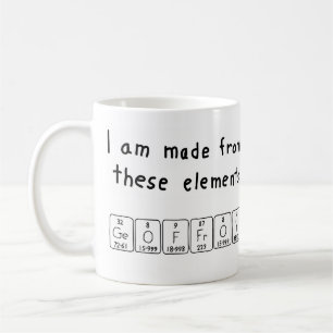 Geoffroy定期的なテーブル名mug コーヒーマグカップ