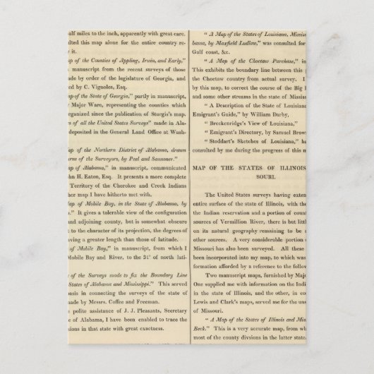 Geographical Memoirは続いた ポストカード (正面)