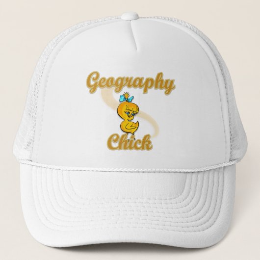 Geography Chick キャップ (正面)