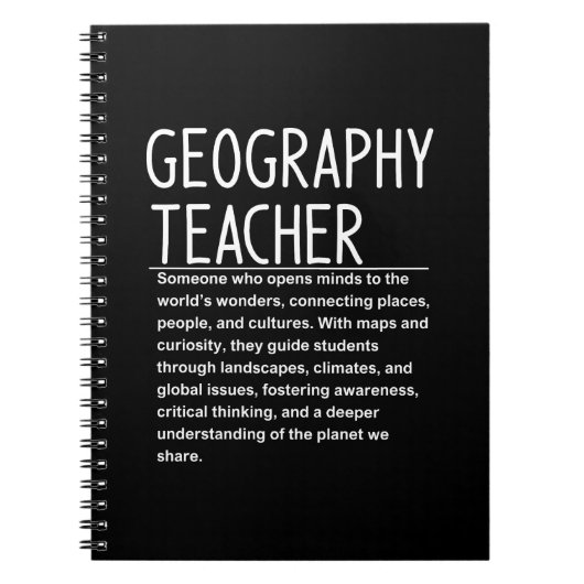 Geography teacher ノートブック (正面)