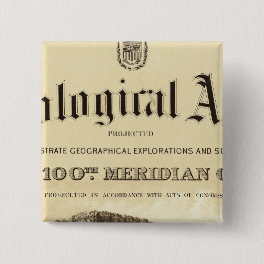 Geological Atlasのタイトルページ 缶バッジ (正面)