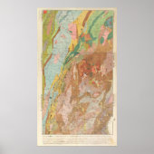Geological Map of New Hampshire ポスター (正面)