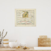 Geological profiles of Germany in general ポスター (キッチン)