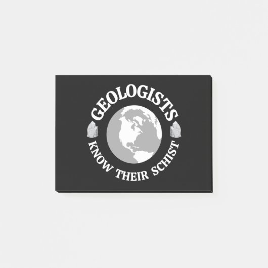 Geologist Know Their Schist ポストイット (正面)