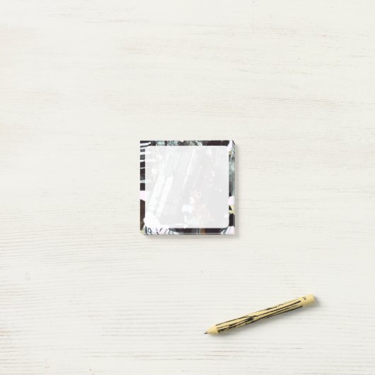 Geologist's Plagioclase Thin Section ポストイット (デスク上)