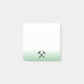 Geologist's Rock Hammer Logo ポストイット (正面)