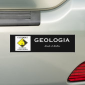 Geologosのtrabalhando、GEOLOGIA、MenteとMalleo バンパーステッカー (車上)