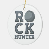 Geology Geologist Rock Hunter セラミックオーナメント (左)