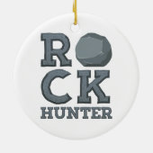Geology Geologist Rock Hunter セラミックオーナメント (裏面)