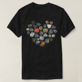 Geology Ores Minerals Gems and Crystals Rock Colle Tシャツ (デザイン正面)