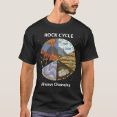 Geology Rock Cycle Always Changing Geologist Miner Tシャツ (正面)