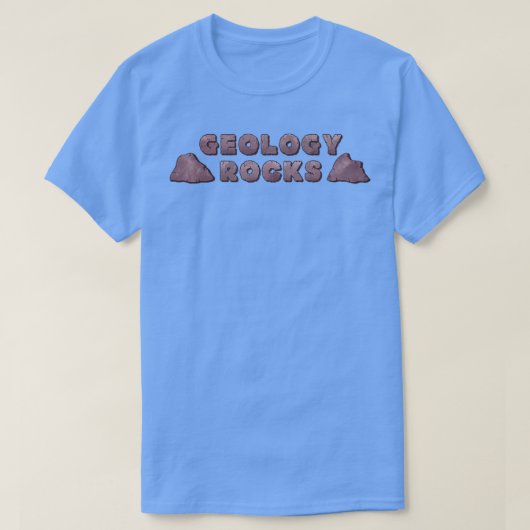 GEOLOGY ROCKSのシールデザイン Tシャツ (デザイン正面)