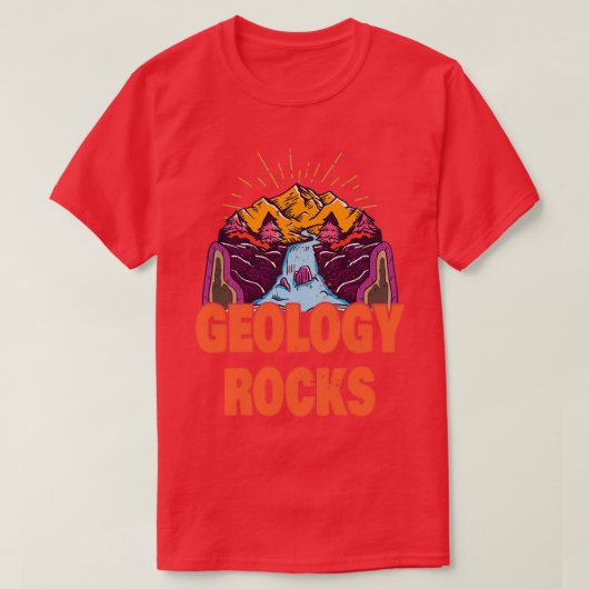 Geology Rocks Funny Geologist Petrology Tシャツ (デザイン正面)
