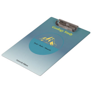 Geology Study Clipboard – Personalized クリップボード