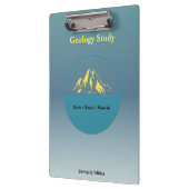 Geology Study Clipboard – Personalized クリップボード (左)