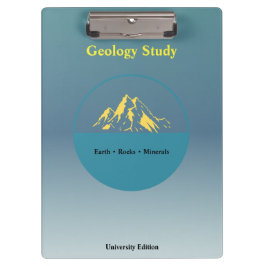 Geology Study Clipboard – Personalized クリップボード