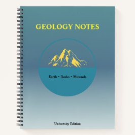 Geology Study Notebook – Minimal Academic Design ノートブック