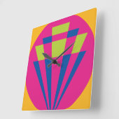 GEOMESKY DIAMOND BY MASANSER PIXELAT スクエア壁時計 (傾斜)