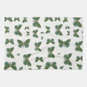 Geometra papilionaria – 大エメラルド蛾 キッチンタオル (横)