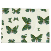 Geometra papilionaria – 大エメラルド蛾 ラージペーパーバッグ (裏面)