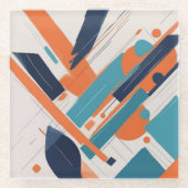 Geometría Atreviva ガラスコースター (正面)