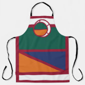 Geometria de Geomesky by Masanser Pixelat エプロン (正面)