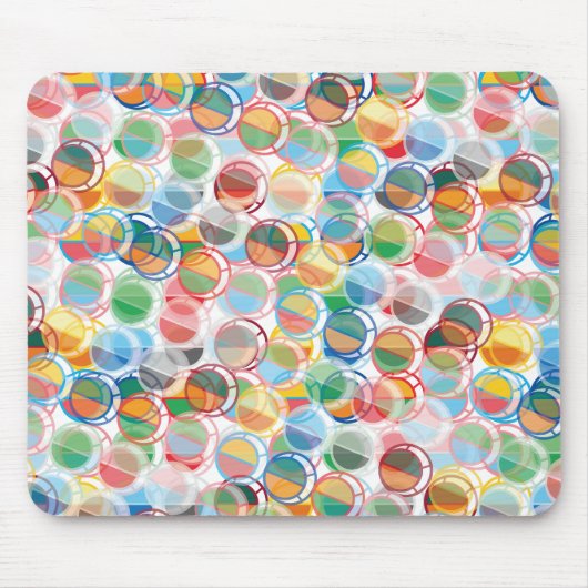 Geometria de Geomesky by Masanser Pixelat マウスパッド (正面)