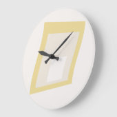 Geometria de Geomesky by Masanser Pixelat ラージ壁時計 (傾斜)