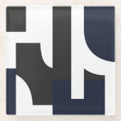 Geometría para sostenerse ガラスコースター (正面)