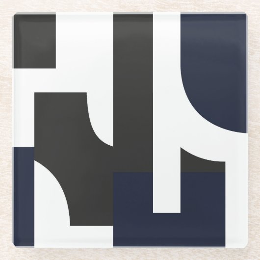 Geometría para sostenerse ガラスコースター (正面)